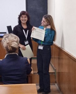 BMQL 2023 - Best student presentation award - Petya Sirakova