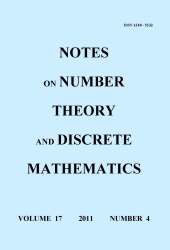 Notes on Number Theory and Discrete Mathematics | Institute of ...